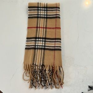 Faux Burberry scarf